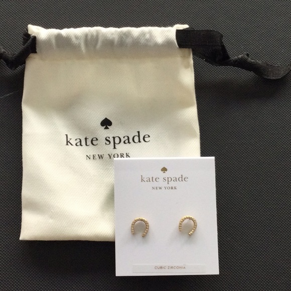 kate spade Jewelry - Kate Spade horseshoe earrings